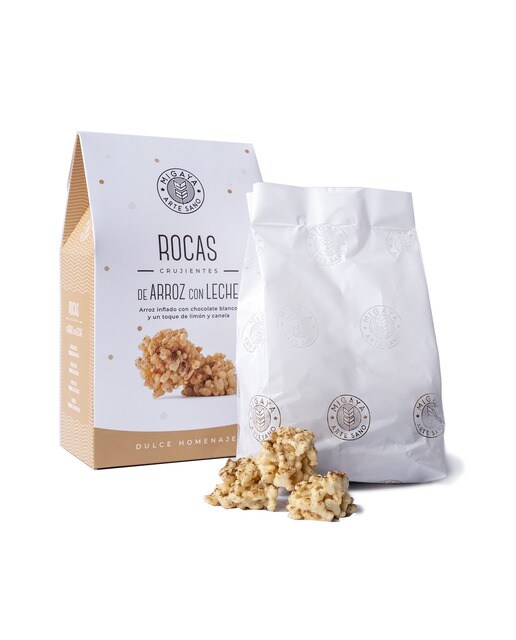 Rocas crujientes de arroz con leche Migaya 2
