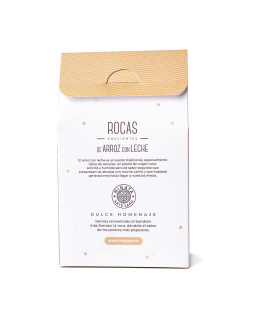 Rocas crujientes de arroz con leche Migaya 3