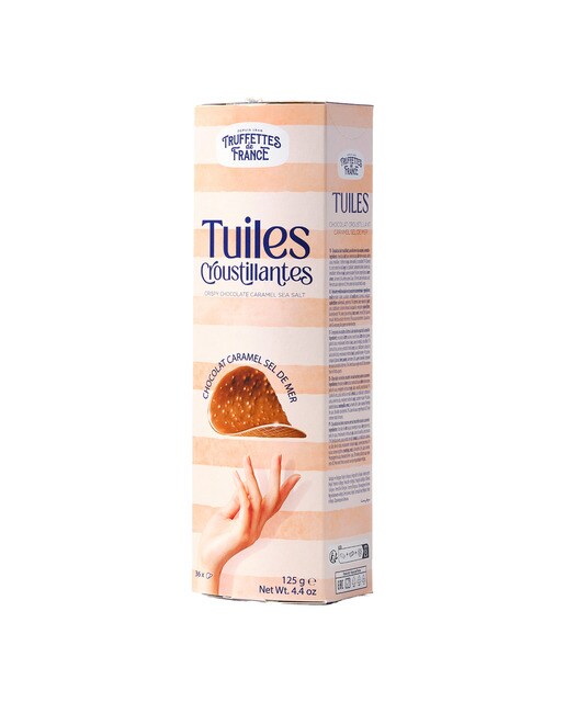Tejas de chocolate con leche y caramelo Truffettes de France 1