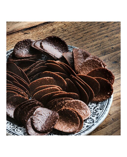 Tejas de chocolate con leche y caramelo Truffettes de France 3