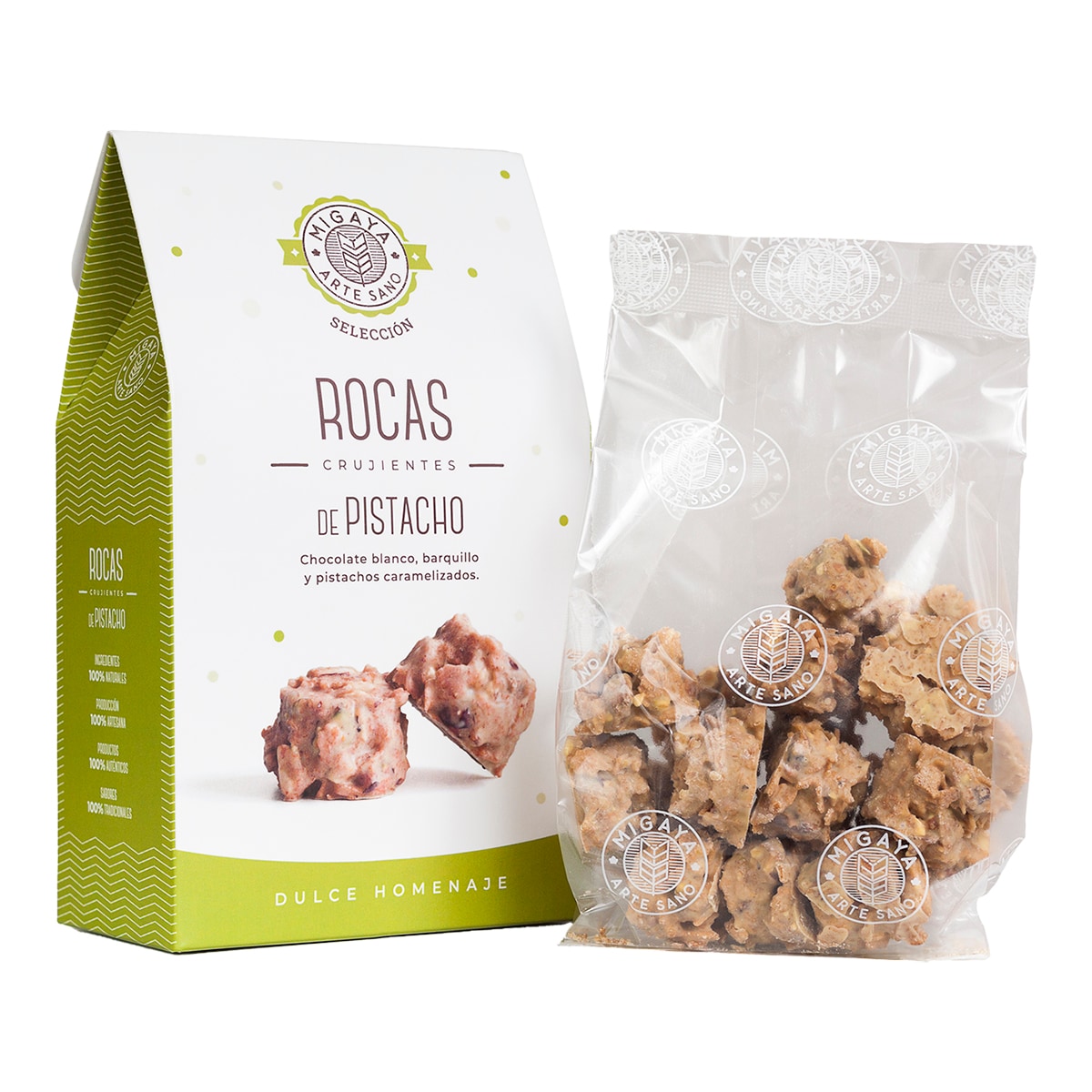 Rocas crujientes de pistacho Migaya 2