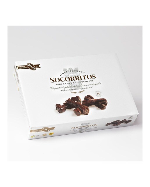 Imagen 0 de Mini lazos de hojaldre y chocolate Socorritos Uko
