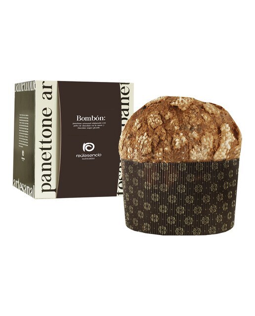 Panettone bombón chocolate negro al 70% Raúl Asencio
