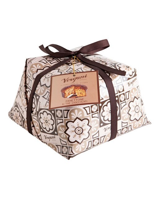 Panettone tres chocolates Vergani