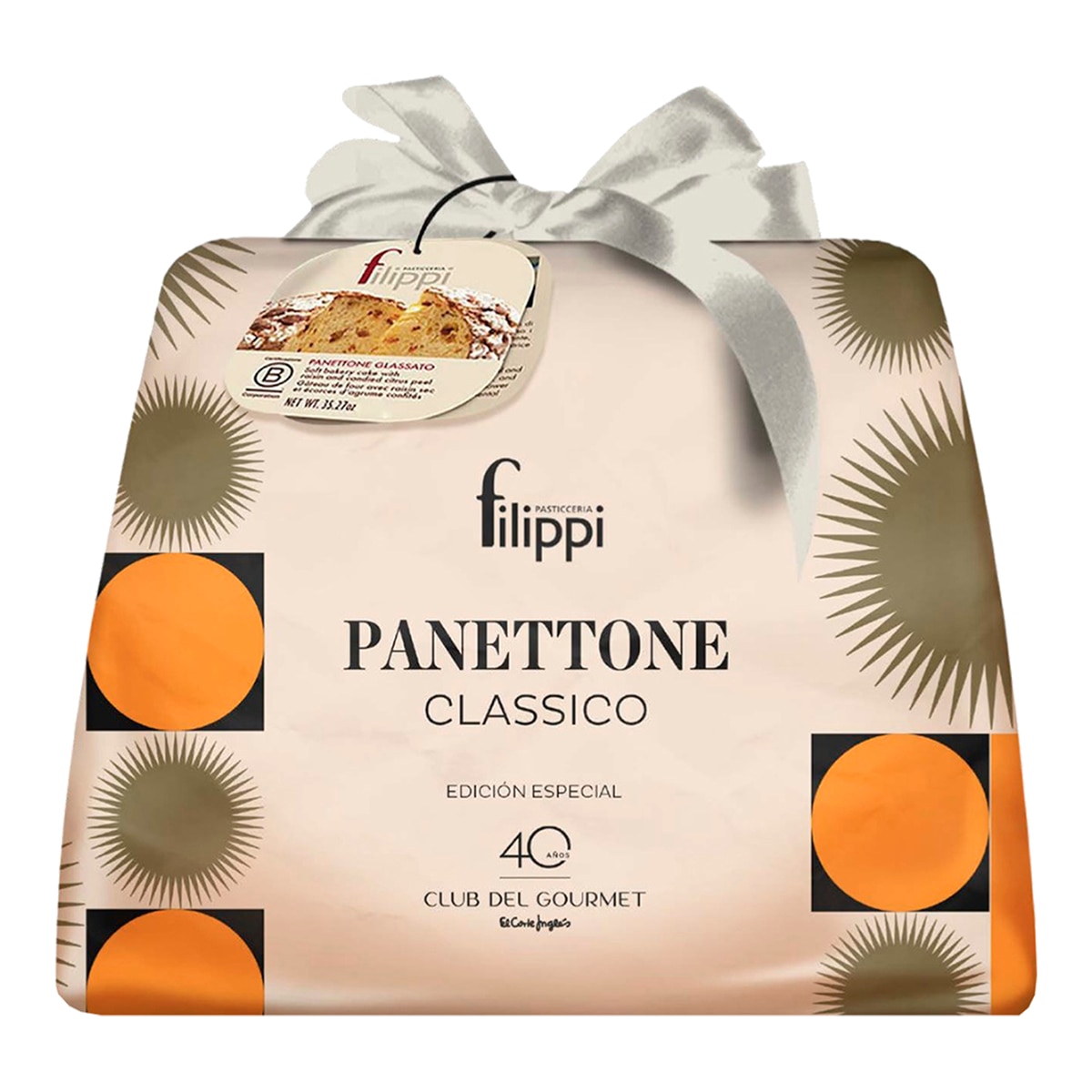 Panettone Classico Filippi Edición Especial 40 Aniversario Club del Gourmet 4