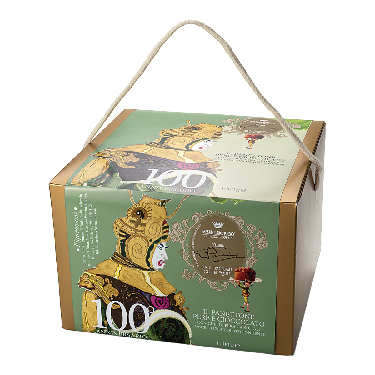 Imagen 1 de Panettone de peras y chocolate Brera Milano 1930