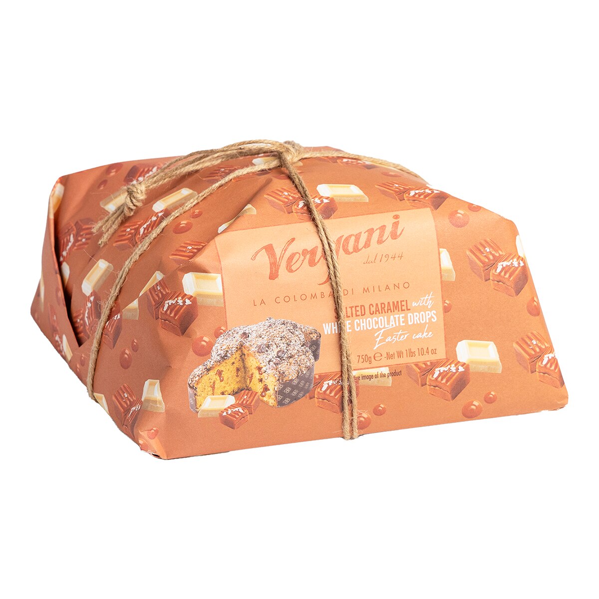 Imagen 0 de Colomba con caramelo salado y chocolate blanco Vergani