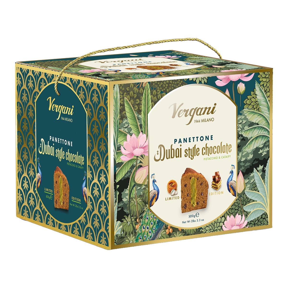 Imagen 1 de Panettone estilo Dubái chocolate Vergani