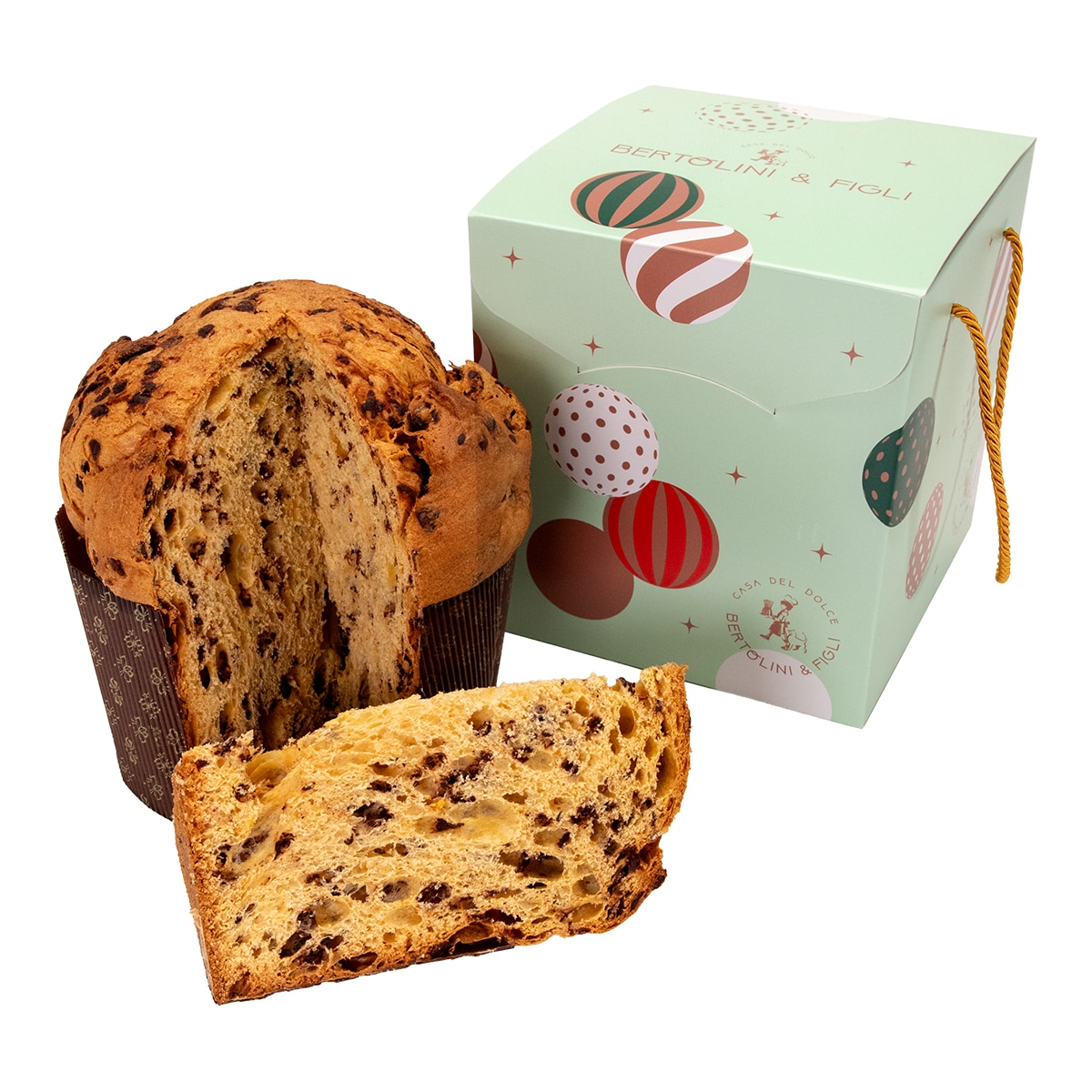 Imagen 1 de Panettone con trozos de chocolate Bertolini & Figli