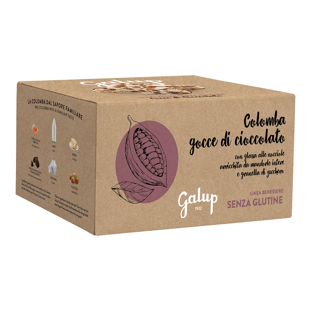 Imagen 1 de Colomba con gotas de chocolate Galup