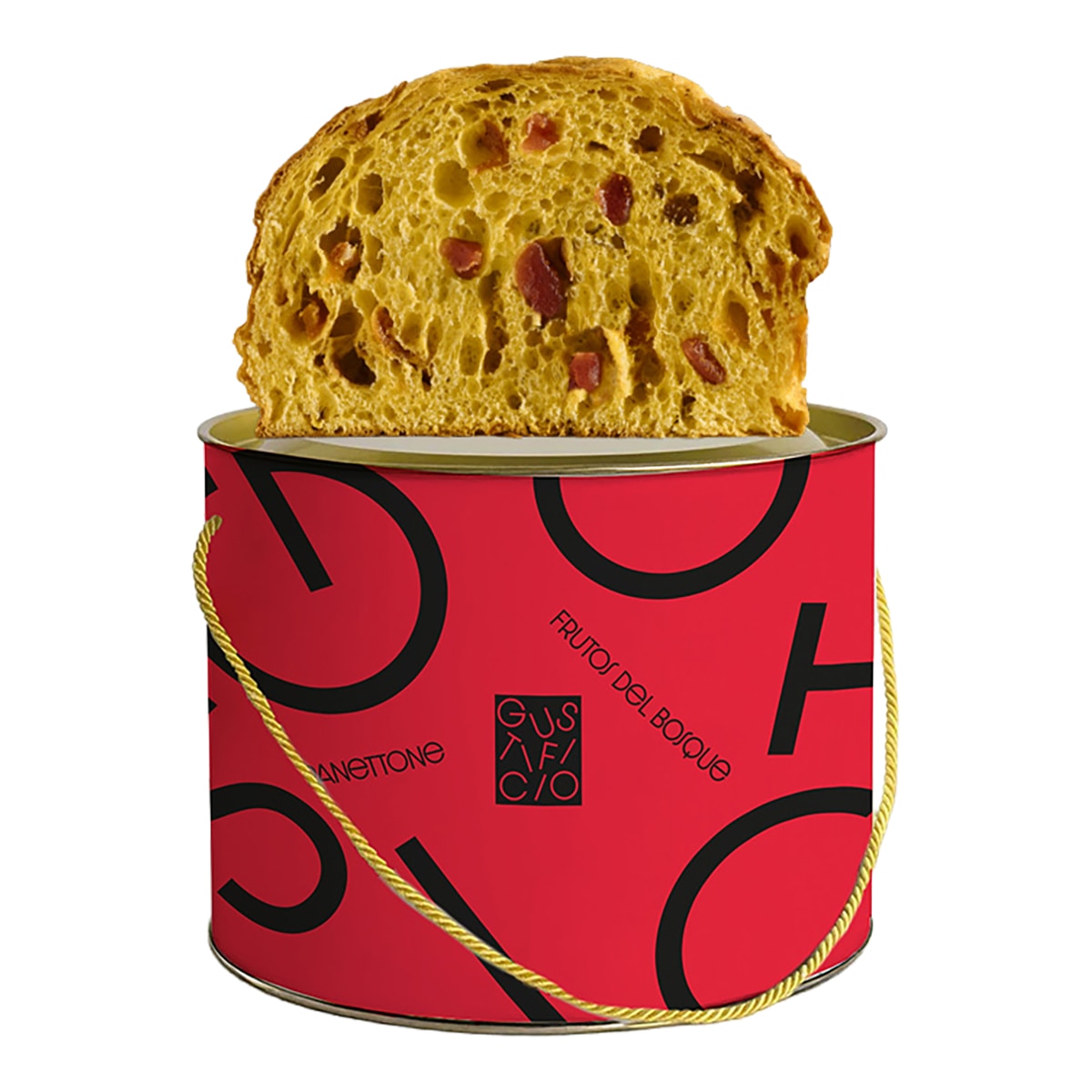 Imagen 1 de Panettone sabor tarta de queso con frutos rojos Gustificio