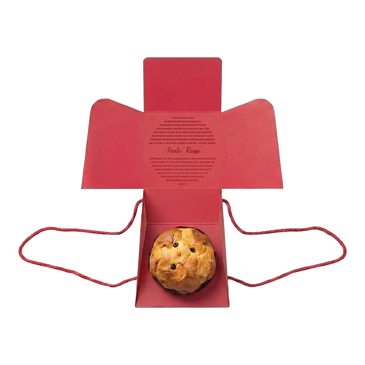 Imagen 2 de Panettone clásico artesano Punto Rosso