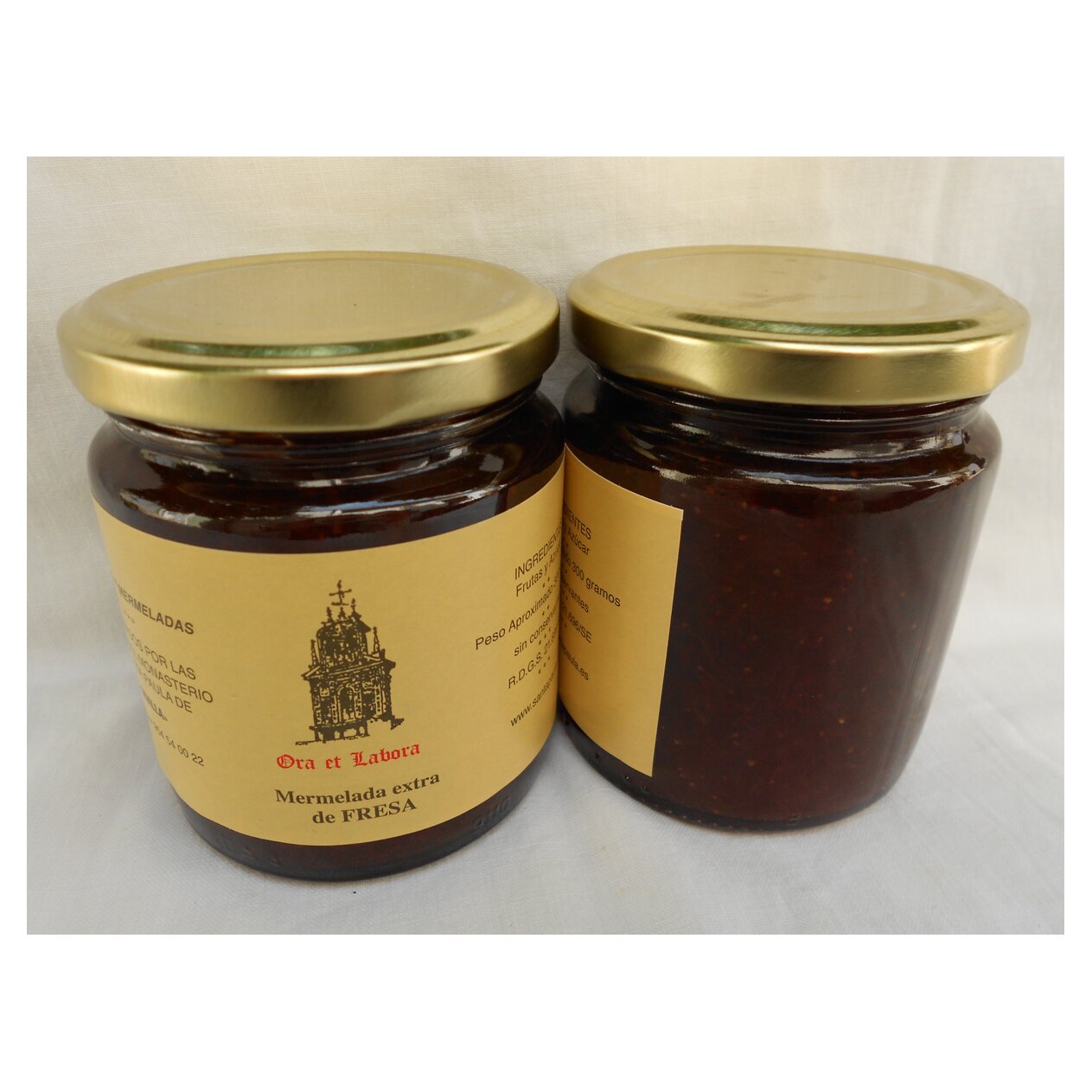 Mermelada de fresa Ora et Labora 2
