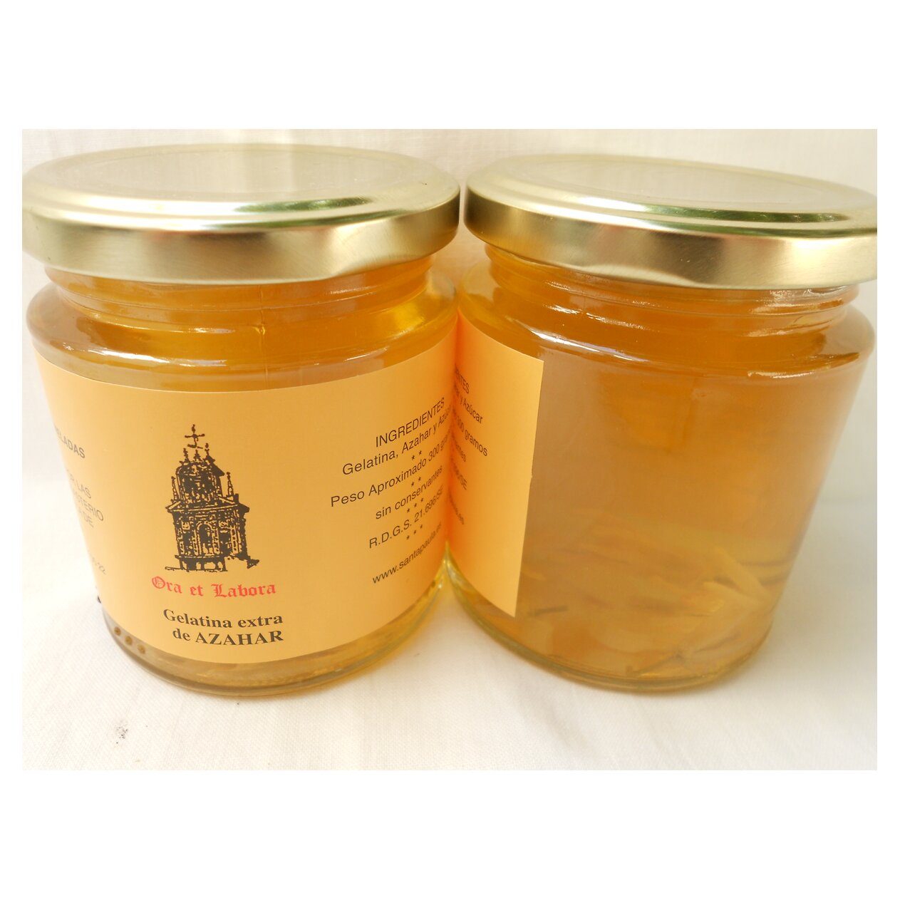 Gelatina de azahar Ora et Labora 2