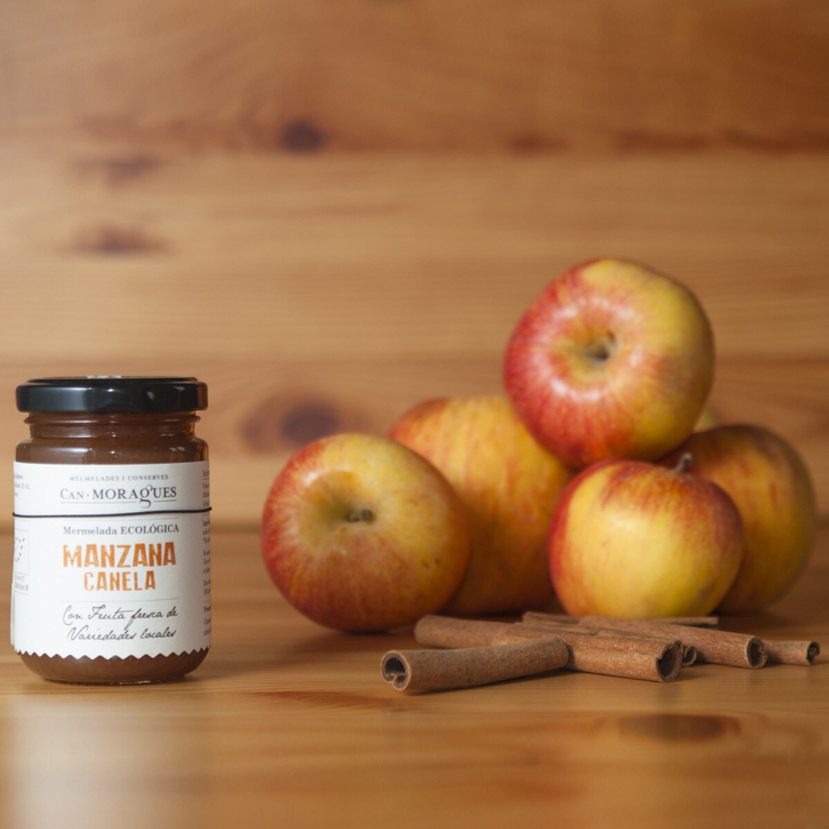 Mermelada ecológica de manzana con canela Can Moragues 2
