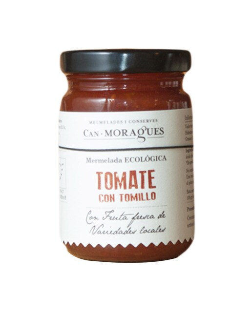 Imagen 0 de Mermelada ecológica de tomate con tomillo Can Moragues