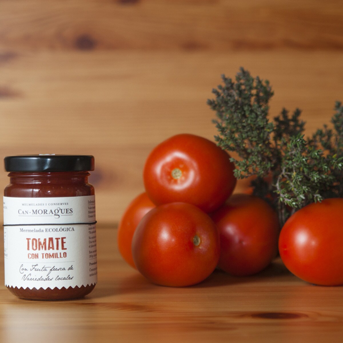 Mermelada ecológica de tomate con tomillo Can Moragues 2