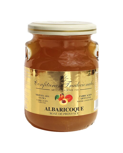 Mermelada extra de albaricoque "Rosé de Provence" Confituras Tradicionales 1