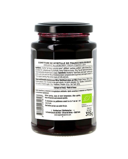 Mermelada de arándanos La Myrtille Bio La Gran Épicerie de París 2