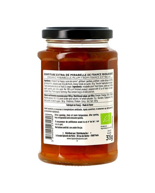 Mermelada de ciruela La Mirabelle Bio La Grande Épicerie de Paris 2