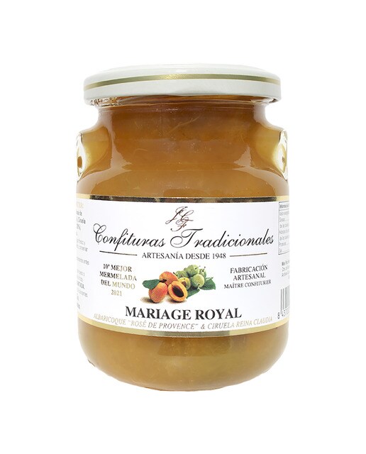 Mermelada extra de albaricoque y ciruela Mariage Royal Confituras Tradicionales 1