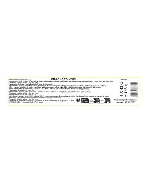 Estuche cracker roll Selección de mermeladas Favols 3