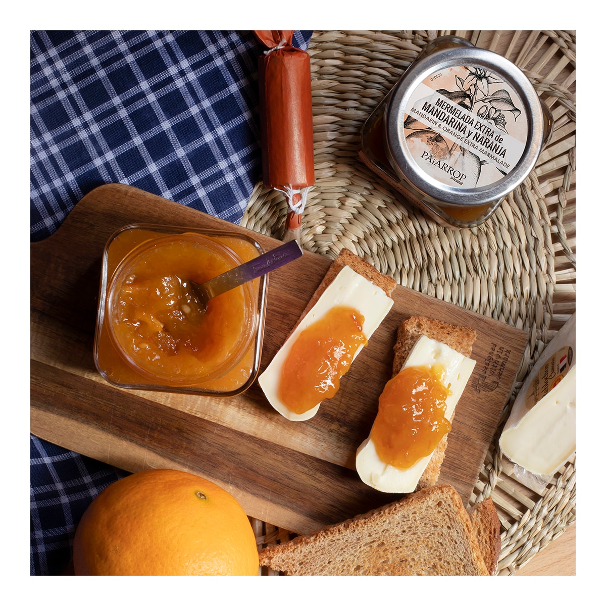 Imagen 3 de Mermelada de mandarina y naranja Paiarrop