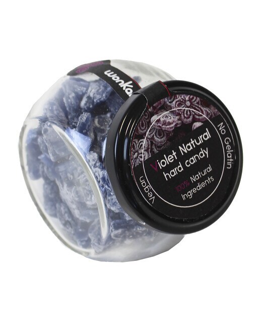 Caramelos duros sabor violeta tarro 110 g