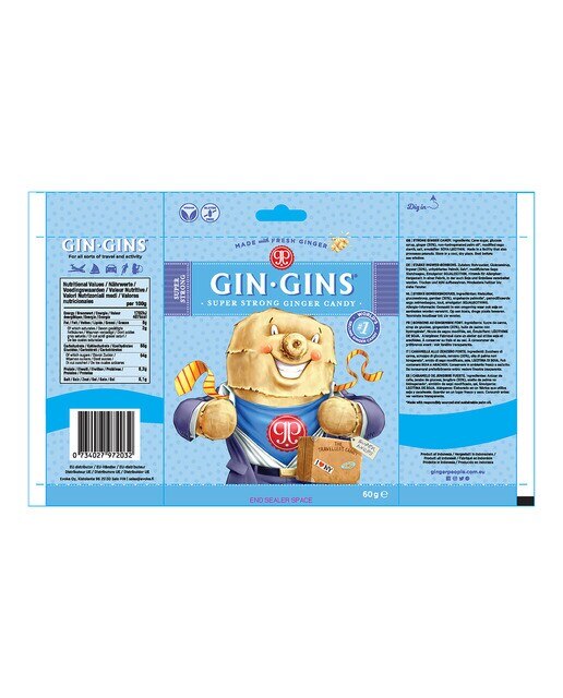 Caramelos Súper Fuerte Gin Gins The Ginger People 2