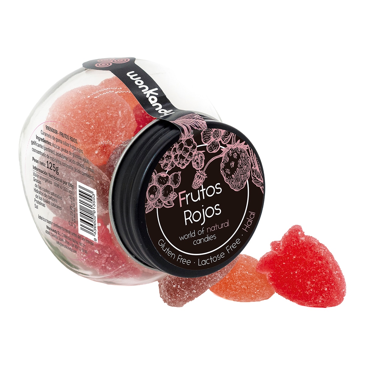 Imagen 0 de Caramelos de goma frutos rojos Wonkandy