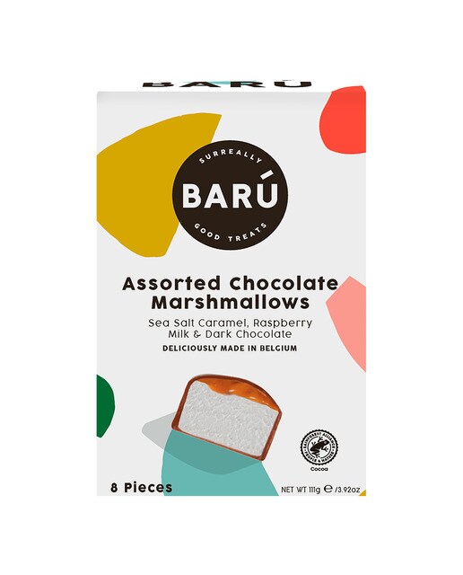 Imagen 0 de Malvaviscos cubiertos de chocolate Barú