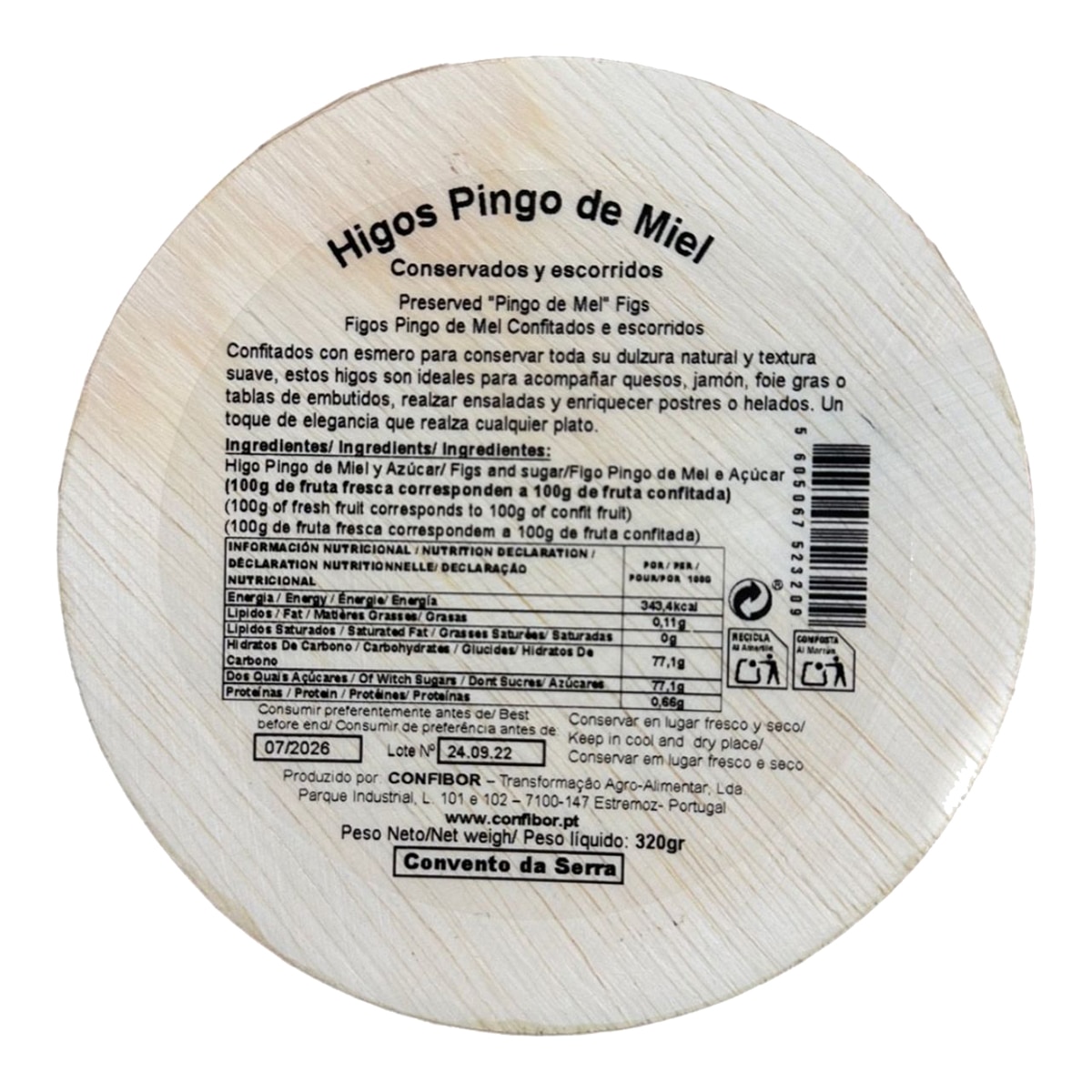 Imagen 2 de Higos Pingo de Mel Convento da Serra