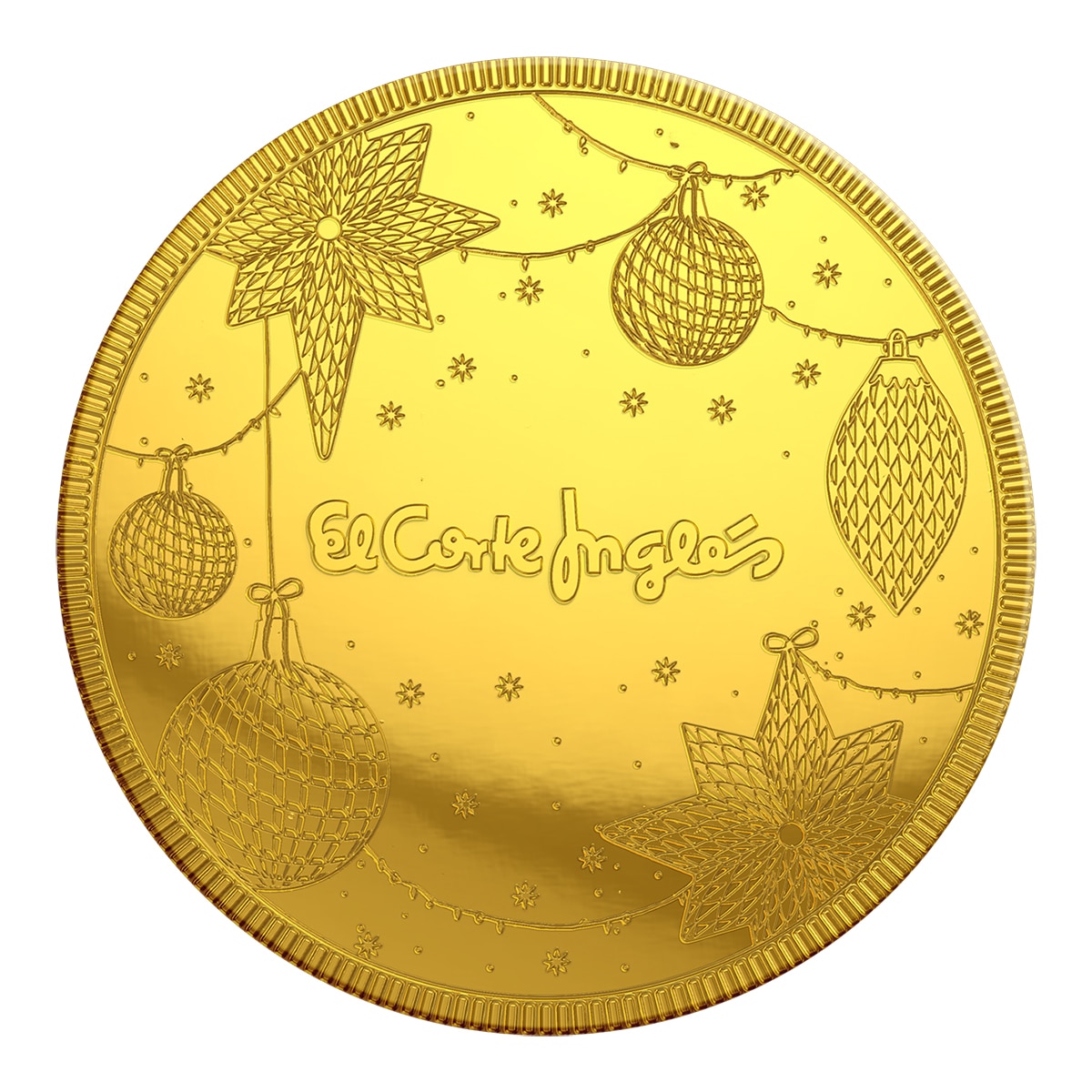 Imagen 1 de Moneda de chocolate con leche El Corte Inglés