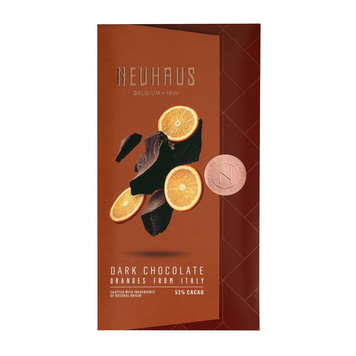 Imagen 0 de Tableta de chocolate negro con naranja de Italia Neuhaus
