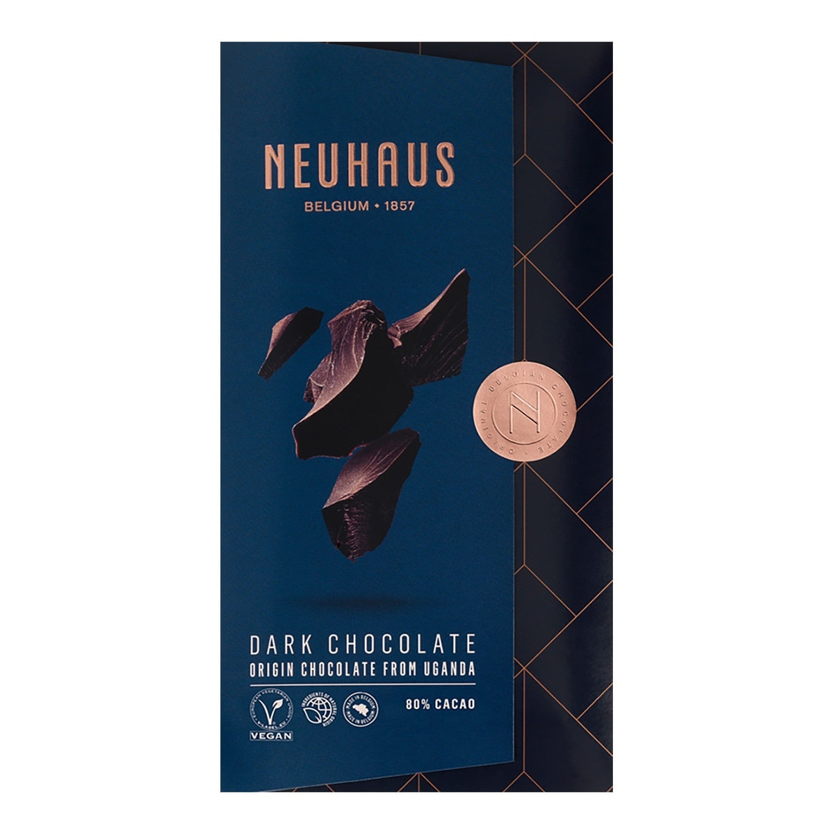 Tableta de chocolate Uganda 80% cacao Neuhaus 1