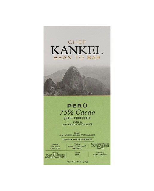 Tableta de chocolate de Perú Kankel Cacao 1