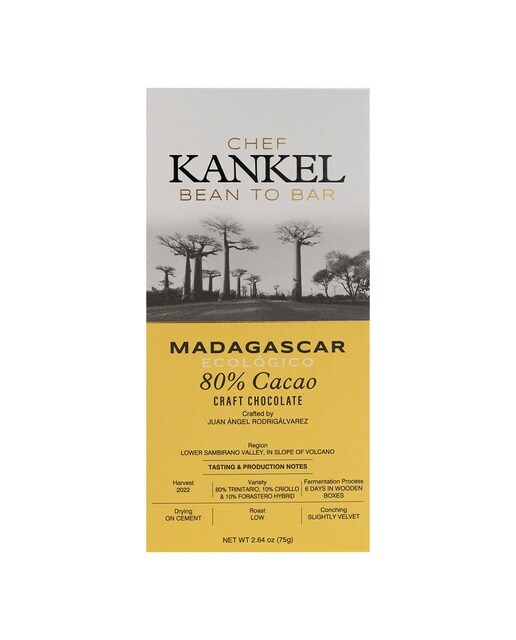 Tableta de chocolate de Madagascar Kankel Cacao