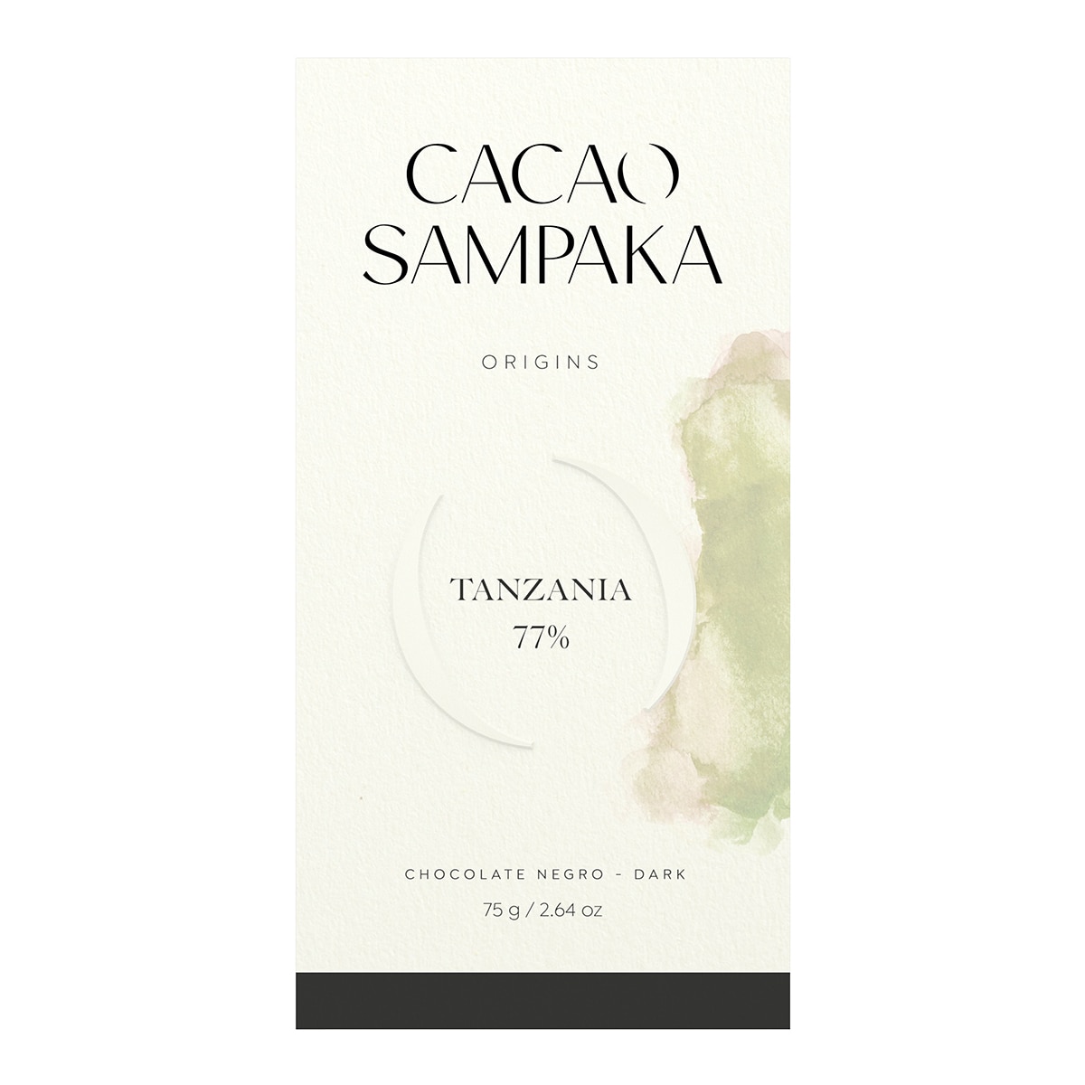 Imagen 0 de Tableta chocolate negro Tanzania 77% Cacao Sampaka