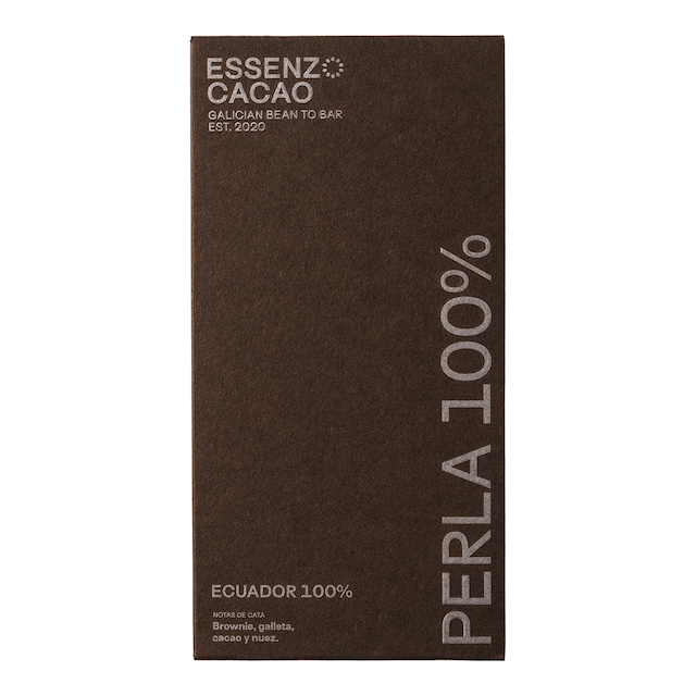 Imagen 0 de Tableta de chocolate Perla 100% cacao Essenzo Cacao