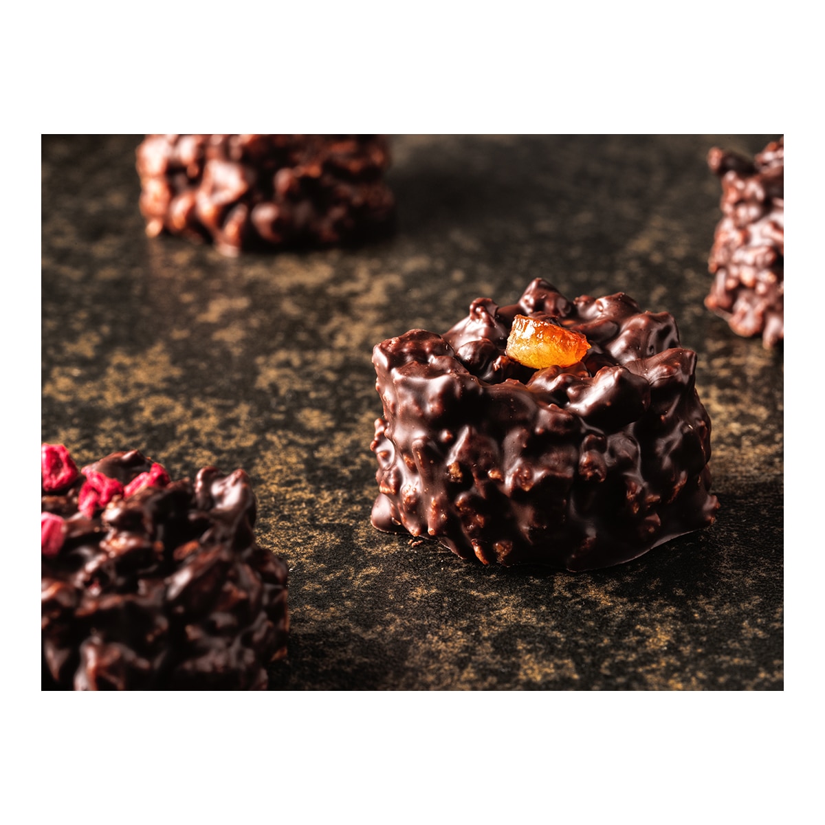 Rocas de chocolate de 4 sabores Essenzo Cacao 4