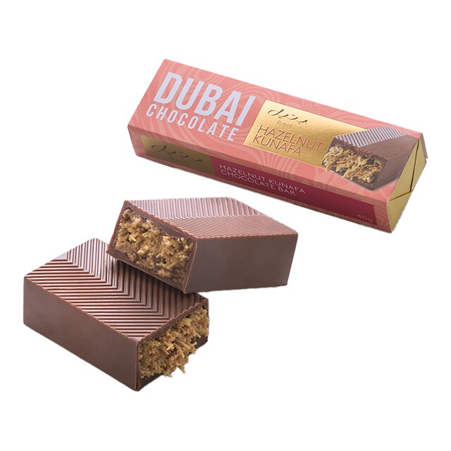 Imagen 0 de Chocolatina Dubái Kunafa de chocolate y avellana Bateel