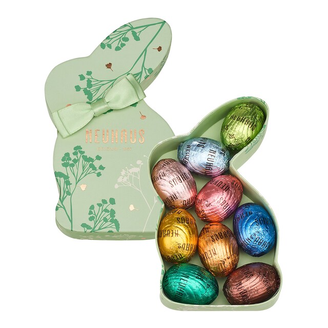 Estuche conejito de Pascua con mini huevos Neuhaus