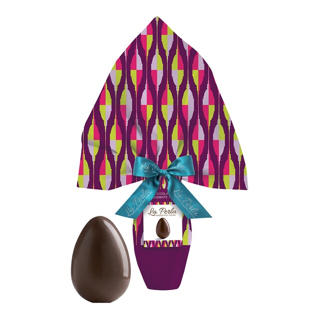Huevo de Pascua de chocolate negro 75% cacao La Perla