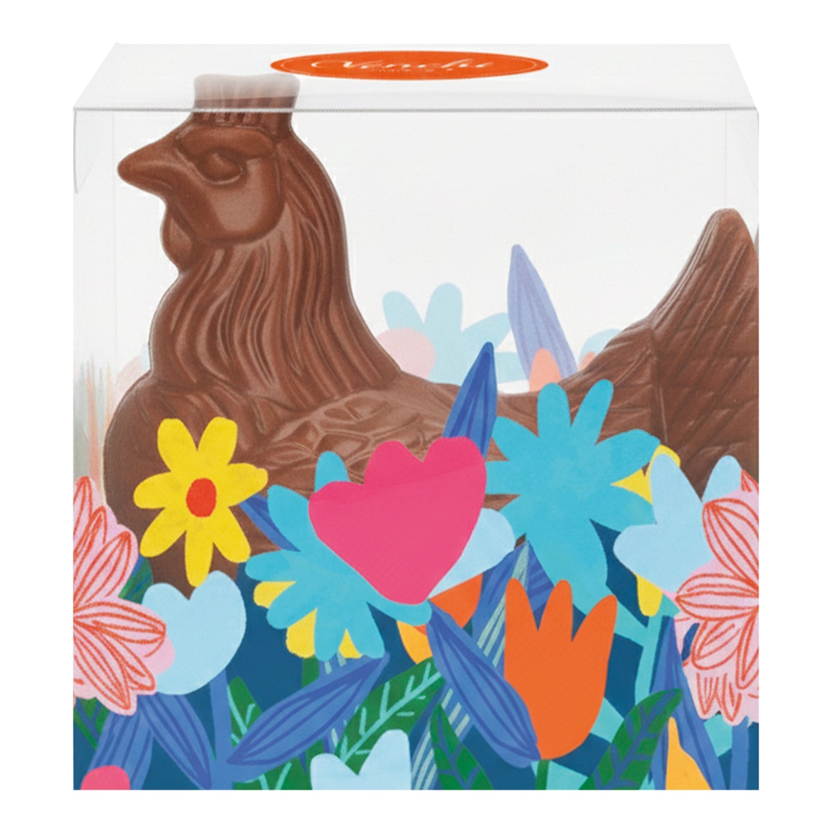 Figura de gallina de chocolate con leche Venchi 1