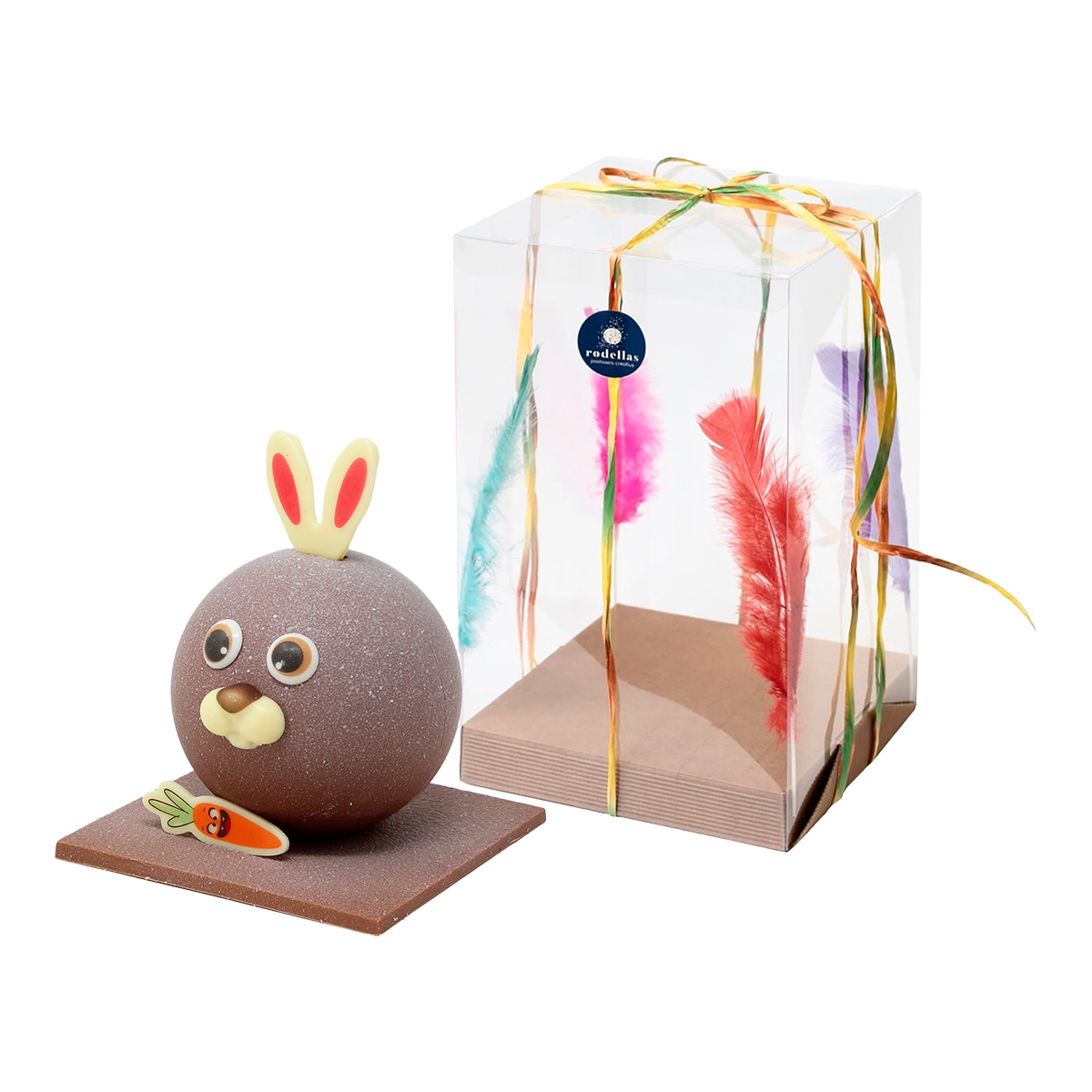 Imagen 1 de Figura de chocolate con leche conejito mini Rodellas