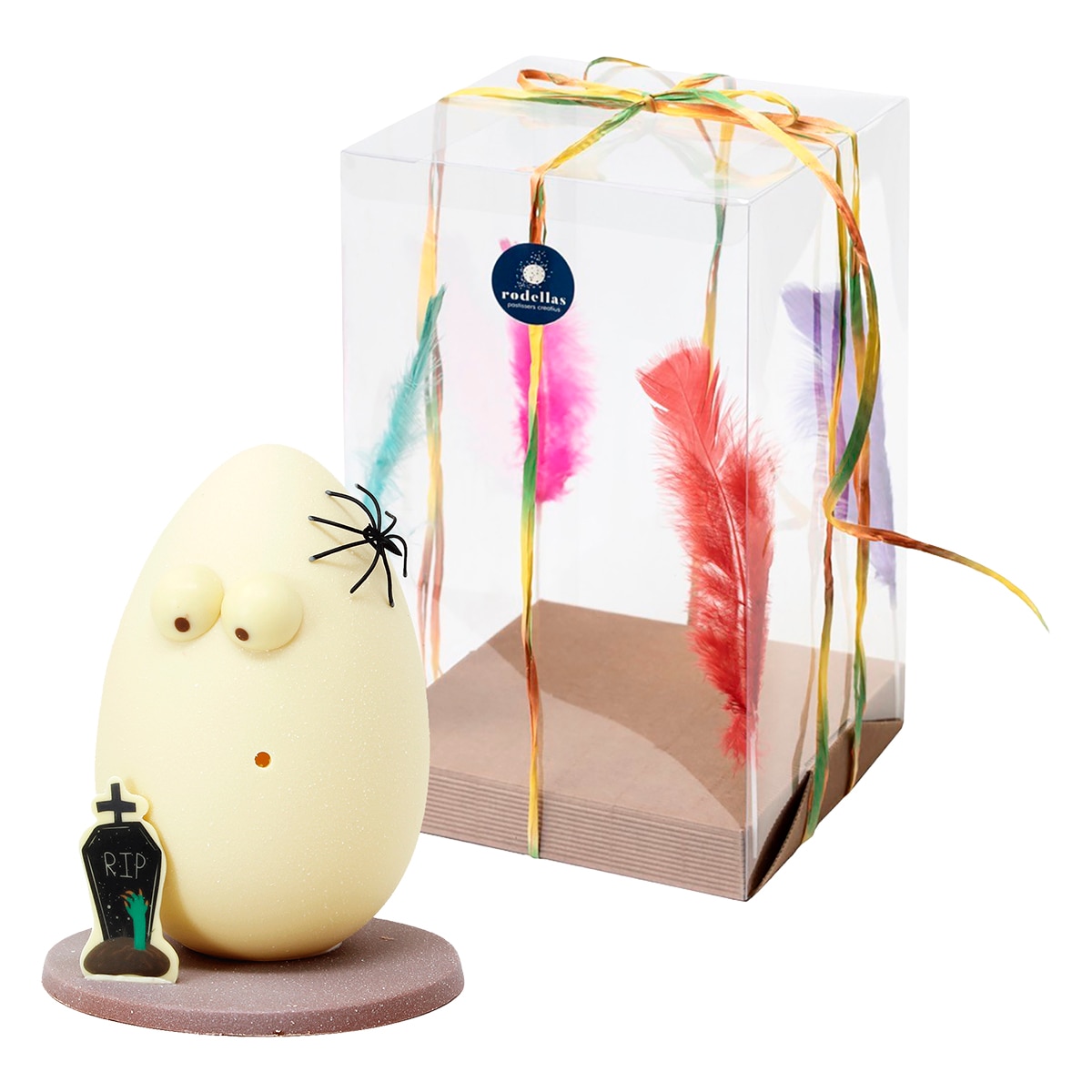 Imagen 1 de Figura de chocolate blanco fantasma Rodellas