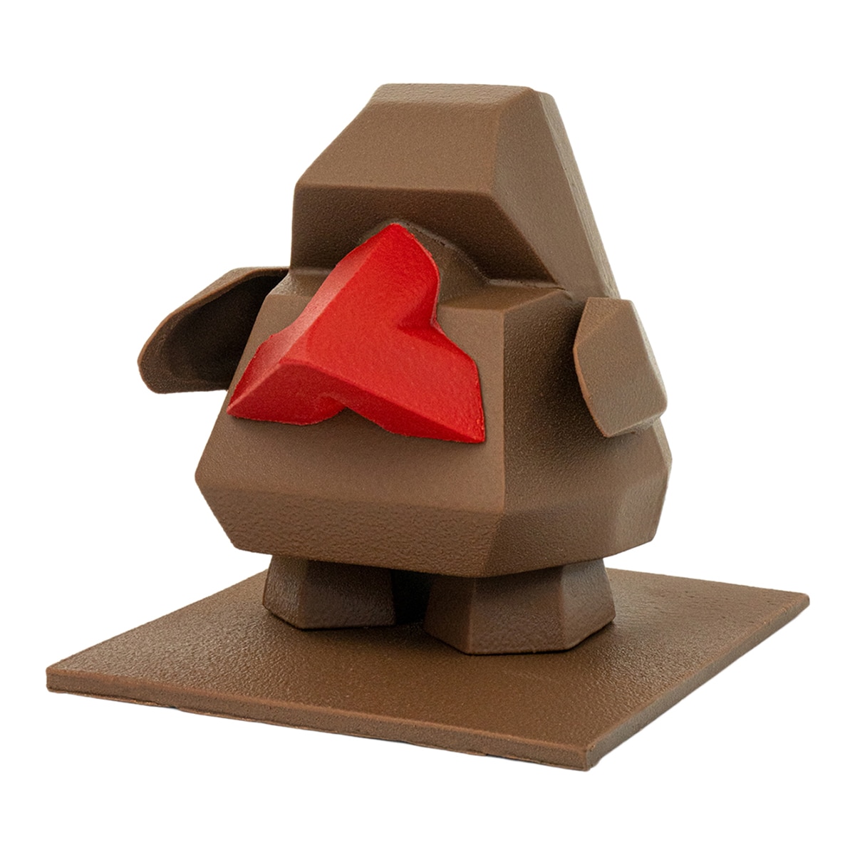 Imagen 2 de Figura de chocolate con leche con grageas de avellana Rocambolesc