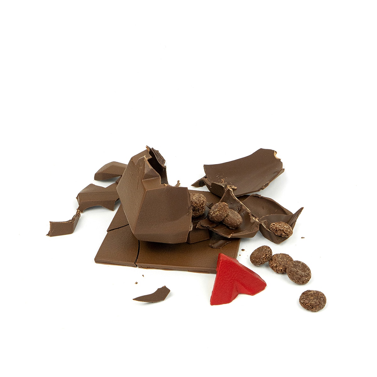 Imagen 3 de Figura de chocolate con leche con grageas de avellana Rocambolesc