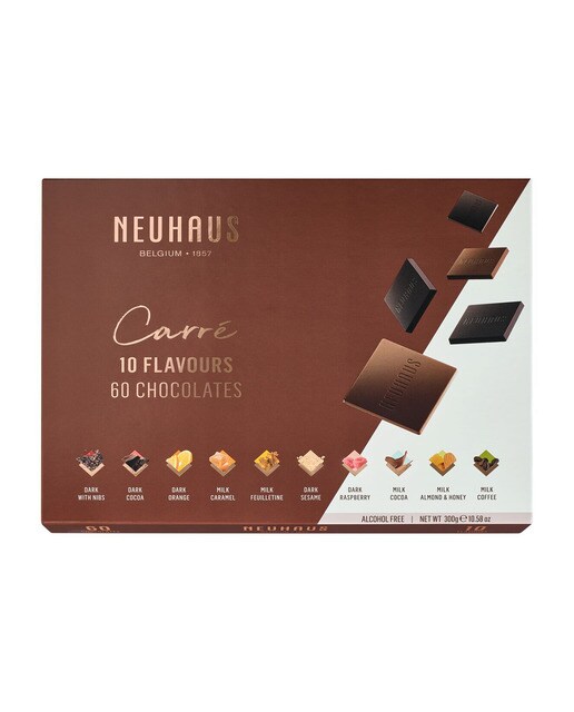 Napolitanas de chocolate belga Carrés 10 sabores Neuhaus 60 piezas 2