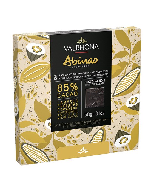 Imagen 0 de Caja de chocolates con 18 carrés abinao 85% cacao Valrhona